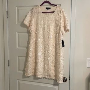 Eloquii sequin shift dress